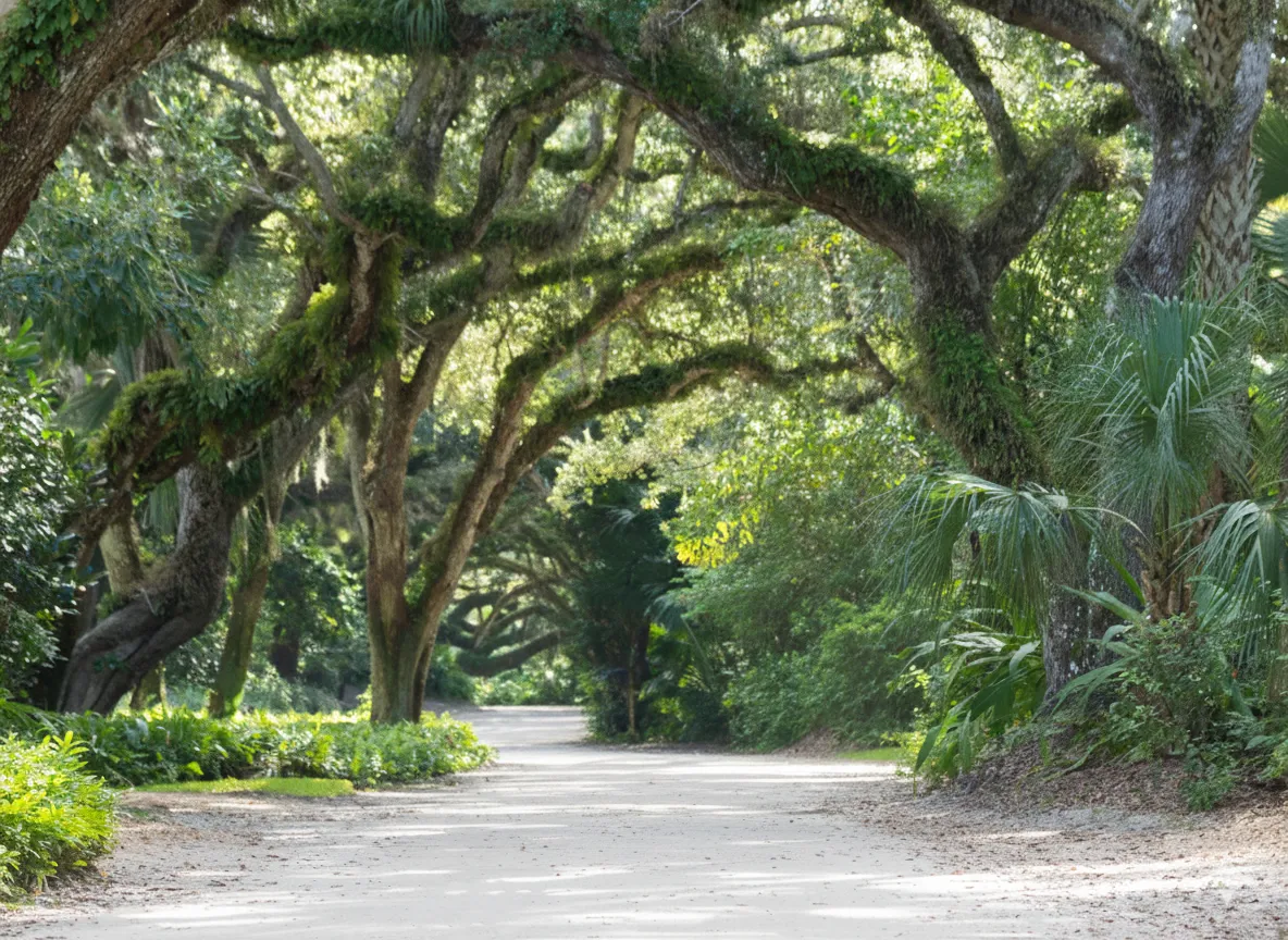 picturesque Oak-lined Riomar